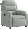 vidaXL Relaxsessel Hellgrau Samt 373500 Bild 2