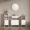 Livinity® Badmöbel-Set Amalfi, Weiß/Goldkraft Eiche/Goldkraft Eiche, 3-teilig, (3-St) Bild 2