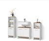 Livinity® Badmöbel-Set Amalfi, Weiß/Goldkraft Eiche/Goldkraft Eiche, 3-teilig, (3-St) Bild 1