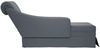 vidaXL Chaiselongue mit Nackenrolle Rechter Armlehne Dunkelgrau Samt 4009783 Bild 5