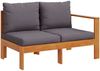 vidaXL 6-tlg. Garten-Sofagarnitur mit Kissen Massivholz Akazie 3214864 Bild 4