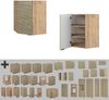 Eckhängeschrank Fame-Line Eiche Paneel 57 cm Vicco Bild 5