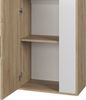 Hängeschrank Berno Sonoma/Weiß 50.1 x 78.4 cm mit 2 Fächern Vicco Bild 5