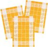 Kracht Geschirrtuch Obstbordüre, (3-tlg, 3-teilig), 3er Pack Geschirrtücher (3 Stück), ca. 50 x 70 cm, Halbleinen Jacquard Bild 5