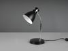 Schreibtischleuchte HARVEY, flexibel Chrom & Metallschirm Schwarz, 33cm Bild 5