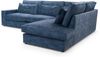 AX LIVING Sofa blau große Eckcouch Celleri XXL Couch L Form 314 cm R Bild 4