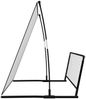 vidaXL 2-in-1 Rebounder / Fußballtor, Stahl schwarz, 202x104x120 cm Bild 4