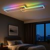 RGB LED Deckenleuchte, dimmbar, Fernbedienung, L 121 cm Bild 3