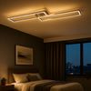 RGB LED Deckenleuchte, dimmbar, Fernbedienung, L 121 cm Bild 4