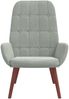 vidaXL Relaxsessel Hellgrau Samt 4102632 Bild 3