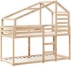vidaXL Etagenbett ohne Matratze 90x200 cm Massivholz Kiefer 3281970 Bild 3