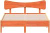 vidaXL Massivholzbett ohne Matratze Wachsbraun 140x200 cm Kiefernholz 3328234 Bild 4