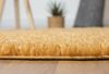 Hochflor Teppich SHAGGY goldgelb rund diverse Größen Bild 4