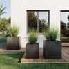 Roccastone würfelförmiger Betonpflanzkübel 50x54 cm natur beton Bild 4