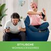Green Bean® Bean Bag-Sitzsack + Hocker, 2er-Set, waschbar & schmutzabweisend, Polyester / PVC, EPS-Füllung, Dunkelblau Bild 5