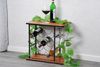 KESPER 27830 Weinregal 9 Flaschen braun/schwarz Holz/Metall Bild 3