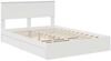vidaXL Aufbewahrungsbett mit Kopfteil Weiß 140 x 190 cm Holzwerkstoff 3410798 Bild 4