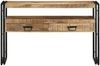 vidaXL Konsolentisch mit Regal Braun 120 x 33 x 75 cm Massivholz Mango 4102739 Bild 5