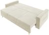 Sofa 3-Sitzer BELMIRA mit Schlaffunktion Creme Bild 3