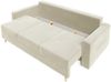 Sofa 3-Sitzer BELMIRA mit Schlaffunktion Creme Bild 4