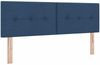 vidaXL Boxspringbett mit Kopfteil Blau 200 x 140 cm Stoff 3341110 Bild 5