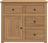 vidaXL Sideboard mit Schubladen PANAMA 93x40x80 cm Massivholz Kiefer 4016384 Bild 4