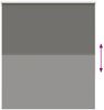 vidaXL Verdunkelungsrollo Grau 120x175cm Stoffbreite 116,6cm Polyester 4011158 Bild 5
