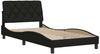 vidaXL Bettgestell ohne Matratze Schwarz 100x200 cm Stoff 3310582 Bild 4
