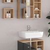 Badmöbel-Set Senyo Anthrazit 3 Teile Vicco Bild 5
