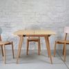 Ragaba Tischkonsole, MDF Eschenfurnier & Massives Eschenholz, 90 x 45 x 76 cm, Naturfinish Bild 2