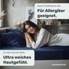 twenty:three® Bettlaken Lyocell Spannbettlaken Midnight Blue, Lyocell, Atmungsaktiv, Ultraweich, 100% TENCEL™ Lyocell, 120x200 Bild 3