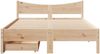 vidaXL Massivholzbett mit Schubladen 120x190 cm Kiefer 3301923 Bild 4