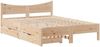 vidaXL Massivholzbett mit Schubladen 120x190 cm Kiefer 3301923 Bild 2