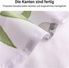 Duschvorhang 200x200cm Blätter Antischimmel Textil Wasserdicht Polyester Stoff Bild 5