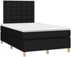 vidaXL Boxspringbett mit Matratze & LED Schwarz 120x190 cm Stoff 3270276 Bild 3