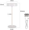 ZMH Solar-Nachttischlampe mit Akku – Kabellose LED-Tischlampe, 3600 mAh wiederaufladbar, Touch – dimmbar, weiße Lampe mit USB-Akku, Solarleuchten für modernes Wohnzimmer, Außenbereich Bild 3