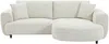 Vente-unique - RULAMA Sofa Stoff Beige - B 154 cm x H 84 cm x L 250 cm Bild 2