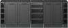 Dachschrägenschrank-Set Rion Anthrazit Landhaus 210 cm 5er Set Schrankkorpuss 60 cm Tiefe Vicco Bild 4