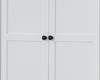 trendteam Garderobenschrank Baxter (Garderobe und Schuhschrank in weiß, 81x196 cm) bis zu 7 Fächer Bild 2