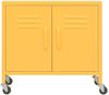 vidaXL Lagerschrank Senfgelb 60x35x56 cm Stahl 336263 Bild 3