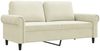 vidaXL 2-Sitzer-Sofa Creme 140 cm Samt 359537 Bild 2