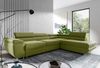 Ecksofa in L-Form AVESTA, L-förmige Eckcouch mit Schlaffunktion, ausziehbares Sofa, 1 Bettzeugbehälter, verstellbare Kopfstützen, (Kronos 17), 72 x 201 cm Bild 2