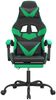 vidaXL Gaming-Stuhl mit Fußstütze Schwarz und Grün Kunstleder 3143857 Bild 3