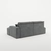 Ecksofa Schlafsofa Sofa VENEDIG Stoff Arena Dunkelgrau Ottomane Rechts Bild 5