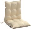 vidaXL Niedriglehner-Auflagen 4 Stk. Beige Oxford-Gewebe 377681 Bild 5