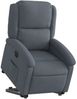 vidaXL Relaxsessel mit Aufstehhilfe Elektrisch Dunkelgrau Samt 3204323 Bild 3