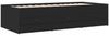 vidaXL Tagesbett mit Schubladen ohne Matratze Schwarz 75x190 cm 3280889 Bild 3