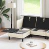 vidaXL Wohnzimmergarnitur 5 pcs Creme Stoff 3413781 Bild 3