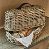 Mirabeau Brotkasten Brotbox Gioialetto braun, Rattan, Henkel: 100% Rindsleder Bild 4