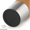 Blumtal Isolierflasche Thermobecher Classic aus Edelstahl - auslaufsicher Becher to go, hält 4h heiß/ 8h kalt, 360° Trinköffnung, Easy Quick-Press-Verschluss Bild 2